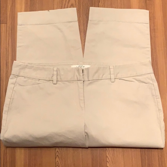 Loft Tan Cropped Capri’s - Picture 2 of 6